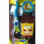 SpongeBob – Zestaw szczoteczka do zębów z nakładką + breloczek - kgr94903_1_x - miniaturka
