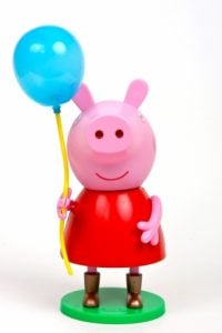 Świnka Peppa – Figurka 3D z balonem + płyn do kąpieli 300 ml