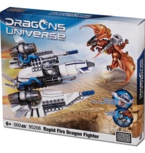 Dragons Universe – Statek kosmiczny z wojownikiem i smokiem