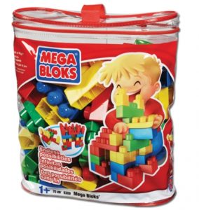 Mega Bloks Świat Wyobraźni – klocki w torbie, 70 elementów