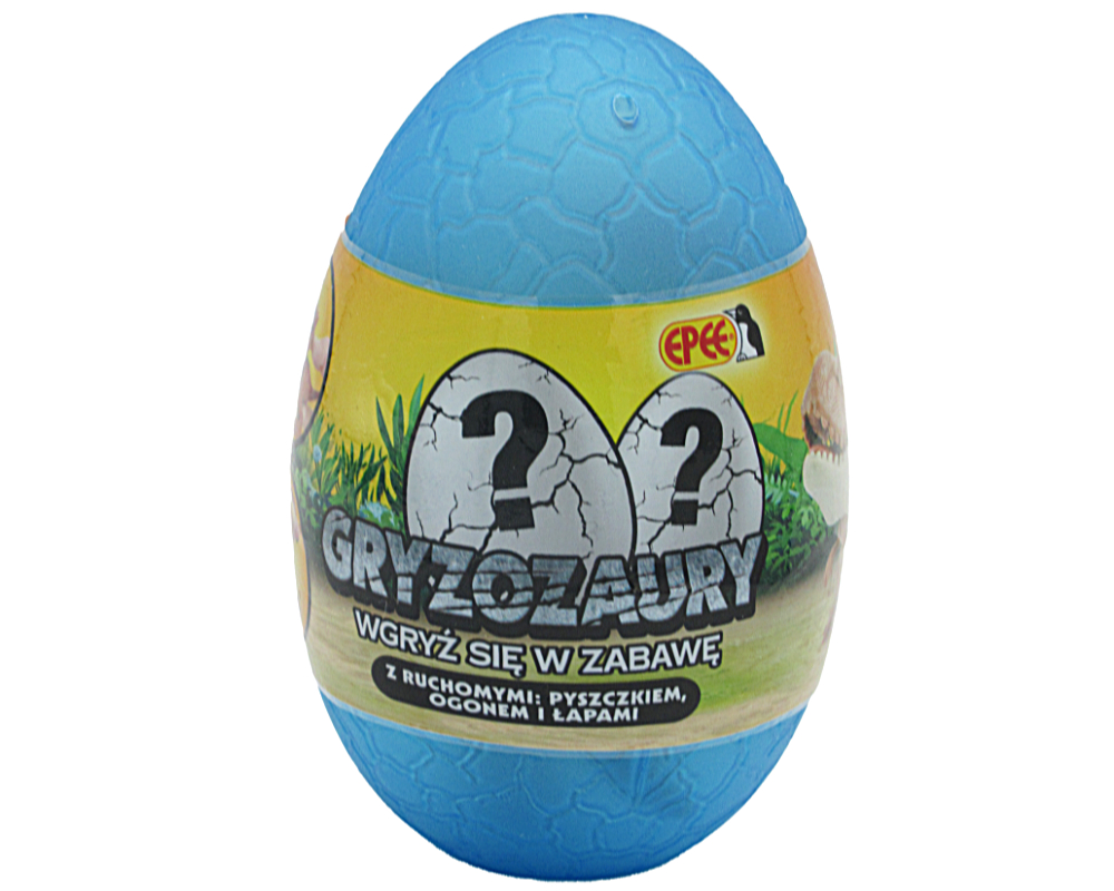 Gryzozaury – Figurka akcyjna w jajku, 10 ass. - gryzozaury-jajko-niebieskie-ep04331