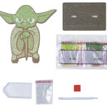 Crystal Art Buddies – Mozaika diamentowa 2D, 10 ass. - crystal-art-buddies-yoda-zawartosc-cafgr-cdu21 - miniaturka