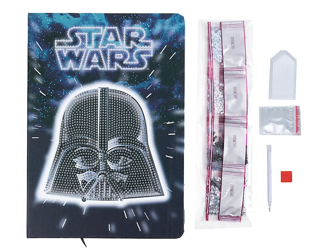 crystal art notatnik darth vader zawartosc canj notatnik.mix