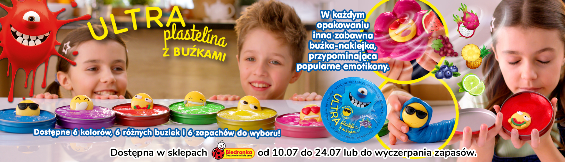 UltraPlastelina z buźkami