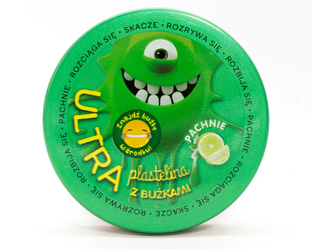 ultraplastelina z buzkami limonka ep60404