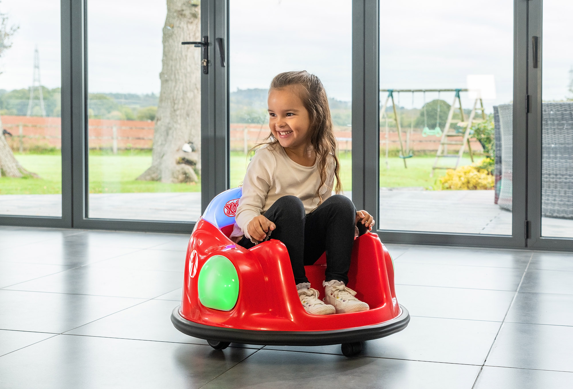 EP60482 Rajdzik Elektryczny jezdzik obrotowy (czerwony 13)