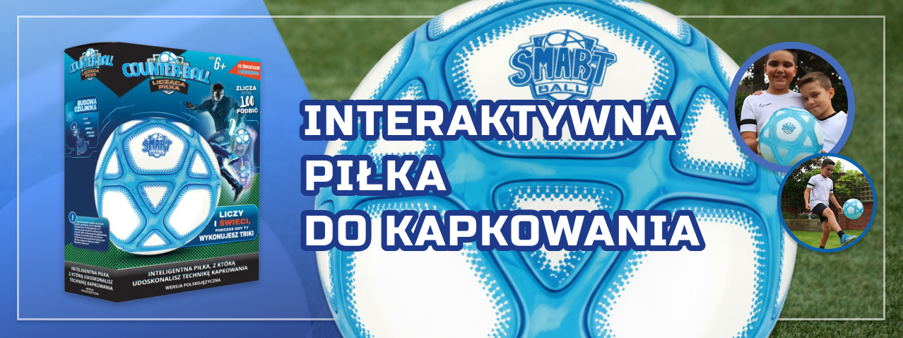 Interaktywna piłka Counter Ball Smart Ball do żonglowania i treningu piłkarskiego — świeci, liczy podbicia i pomaga doskonalić technikę kapkowania, idealna zabawka sportowa dla dzieci.