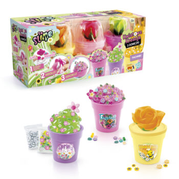 soslime kwiatowe kreacje 3 pack doniczek opakowanie i zawartosc3 ep60691