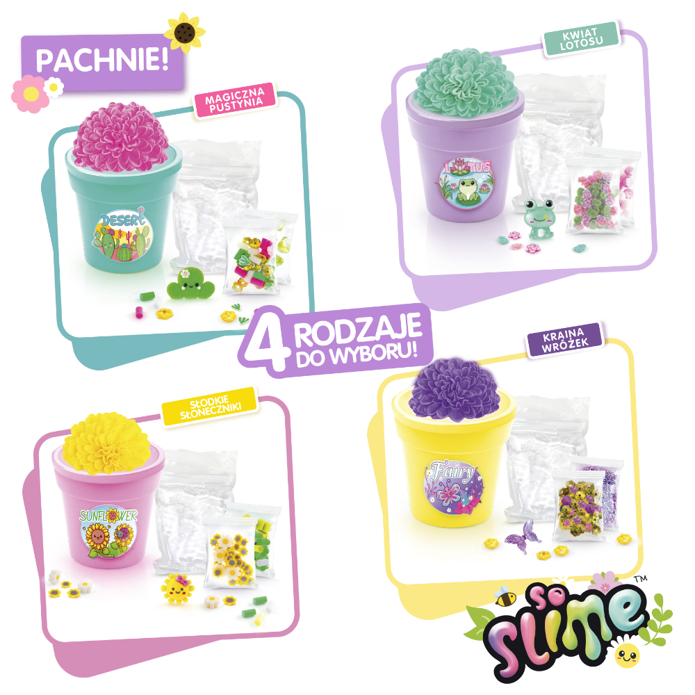 soslime kwiatowe kreacje doniczka bez opakowania (wszystkie) ep60686