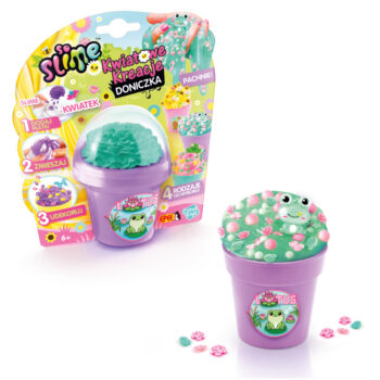 soslime kwiatowe kreacje doniczka opakowanie i zawartosc (fioletowy)3 ep60686 