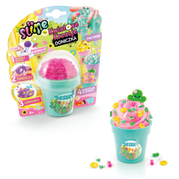 soslime kwiatowe kreacje doniczka opakowanie i zawartosc (rozowa) ep60686