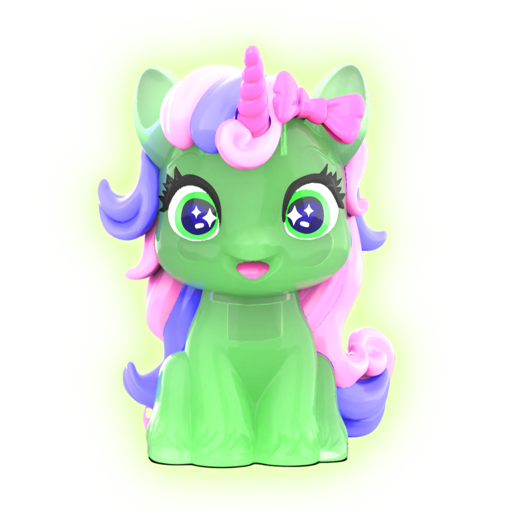 brudaski kapieli jednorozce zestaw lazienka figurka swiecaca ep60646