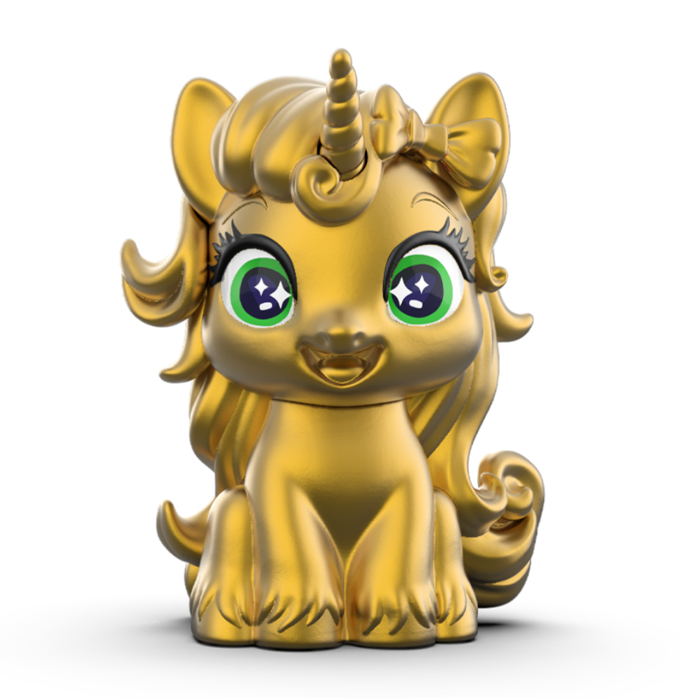 brudaski w kapieli jednorozce figurka zlota ep60656