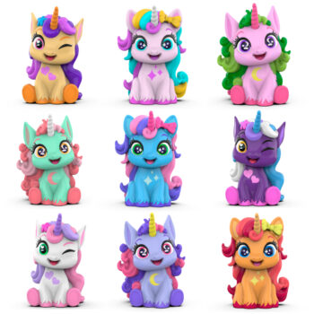 brudaski w kapieli jednorozce zestaw jacuzzi figurki ep60656