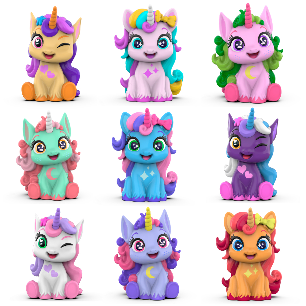 brudaski w kapieli jednorozce zestaw jacuzzi figurki ep60656