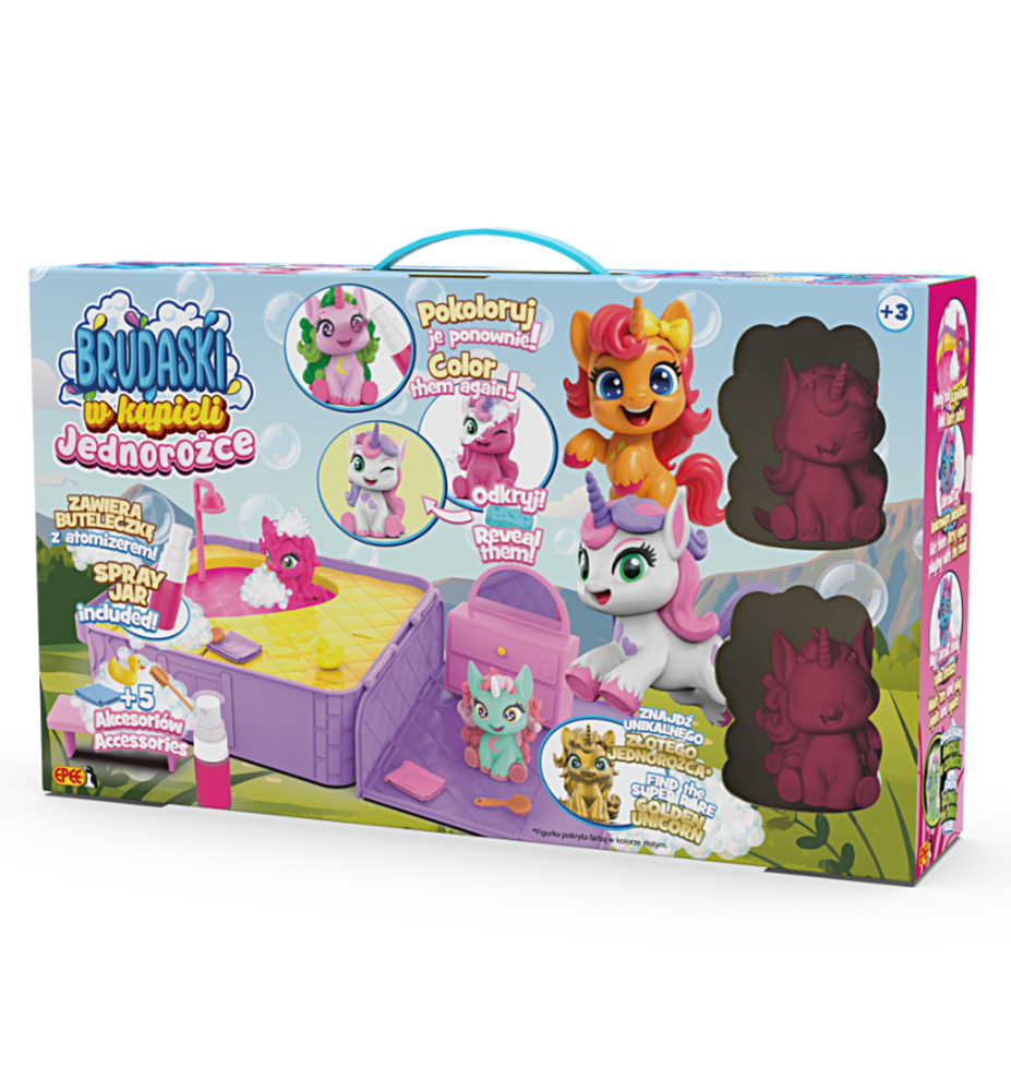 brudaski w kapieli jednorozce zestaw jacuzzi opak ep60656