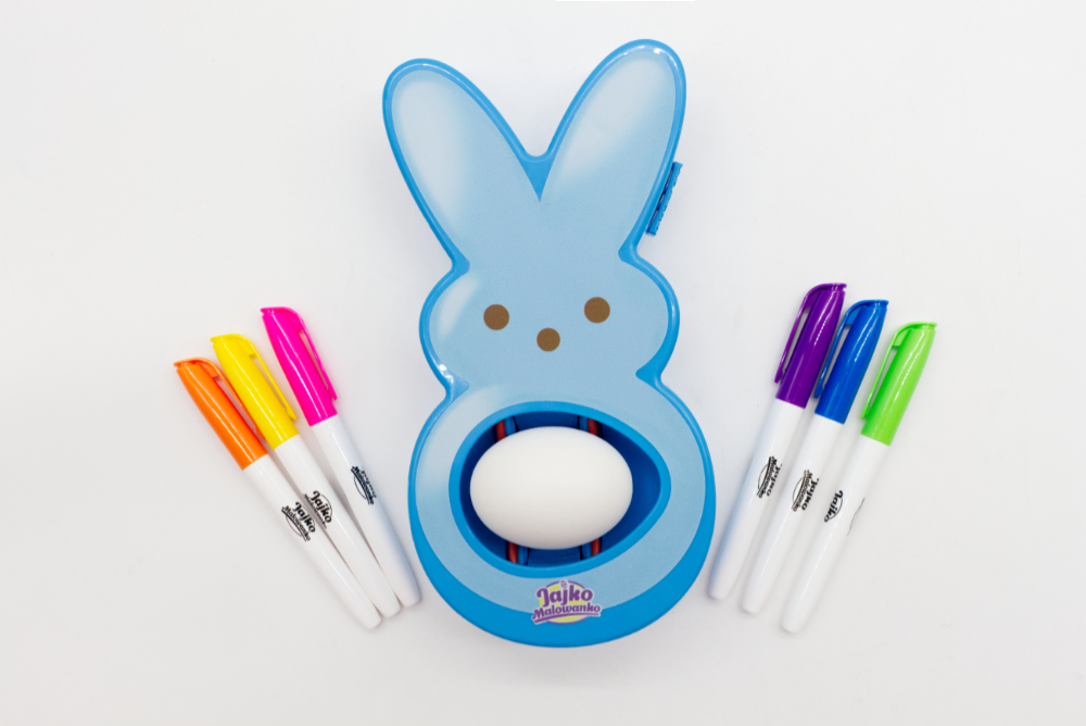 jajko malowanko bez opakowania niebieski 1 ep60707 