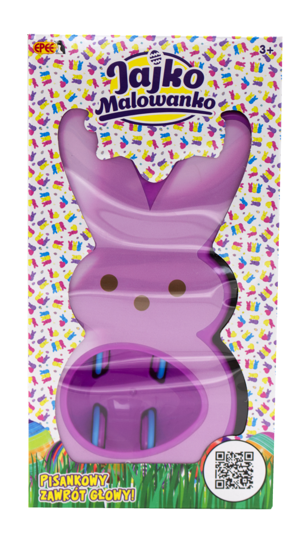 jajko malowanko w opakowaniu (fioletowy 1) ep60707