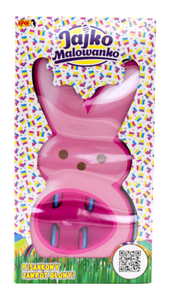jajko malowanko w opakowaniu (rozowy 1) ep60707
