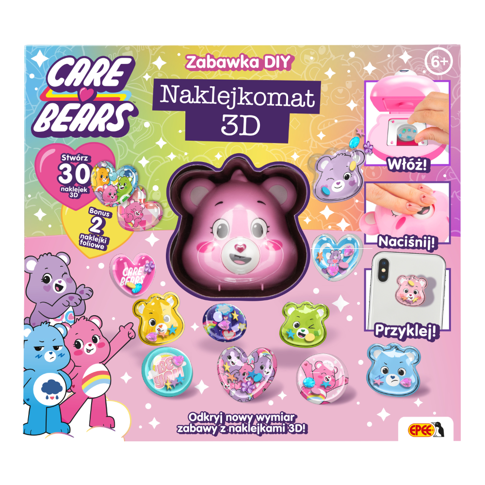 naklejkomat 3d care bears opakowanie (1) ep60702