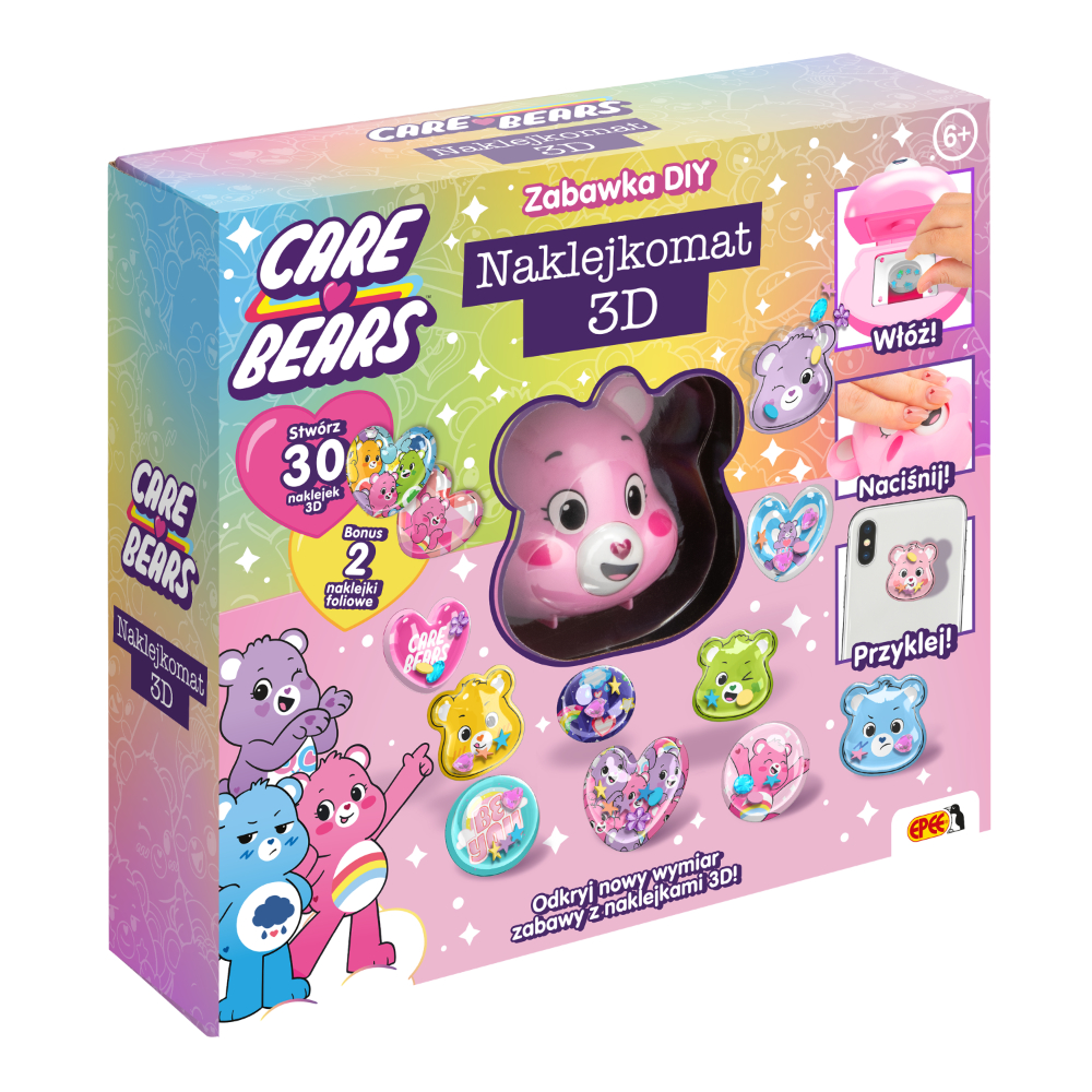 naklejkomat 3d care bears opakowanie (2) ep60702