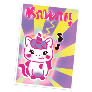 projekt art plakaty kawaii lifestyle przykladowa praca1 ep60701