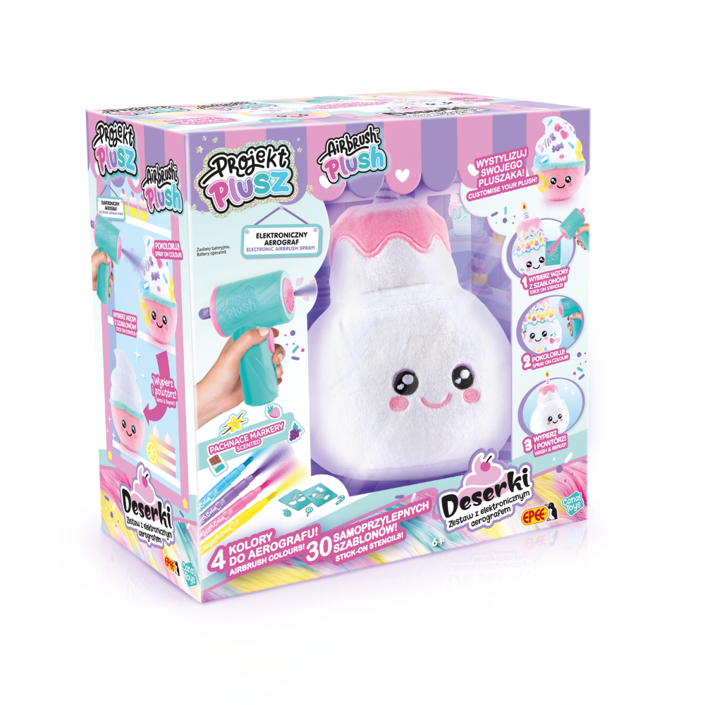 projekt plusz zestaw z elektronicznym aerografem opakowanie torcik1 ep60697