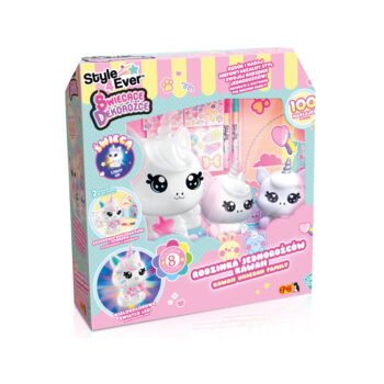 swiecace dekorozce rodzinka jednorozcow diy kawaii opakowanie (1) ep60047