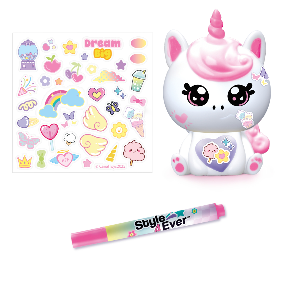 swiecace dekorozce zwierzaczki diy bez opakowania (jednorozec z serduszkiem 1) ep60040