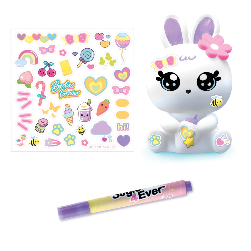 swiecace dekorozce zwierzaczki diy bez opakowania (kroliczek 1) ep60040