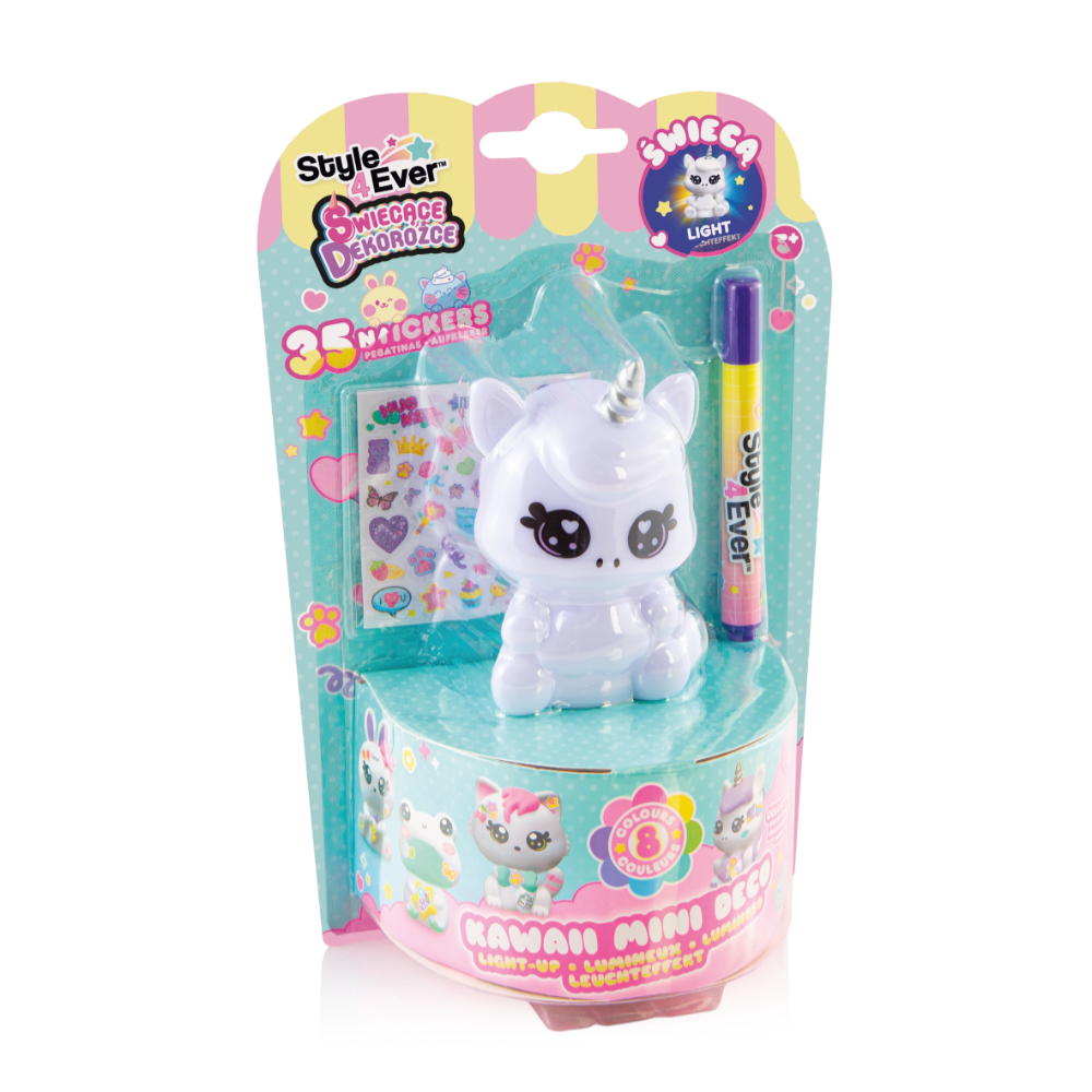 swiecace dekorozce zwierzaczki diy opakowanie (jednorozec z chmurka 1) ep60040