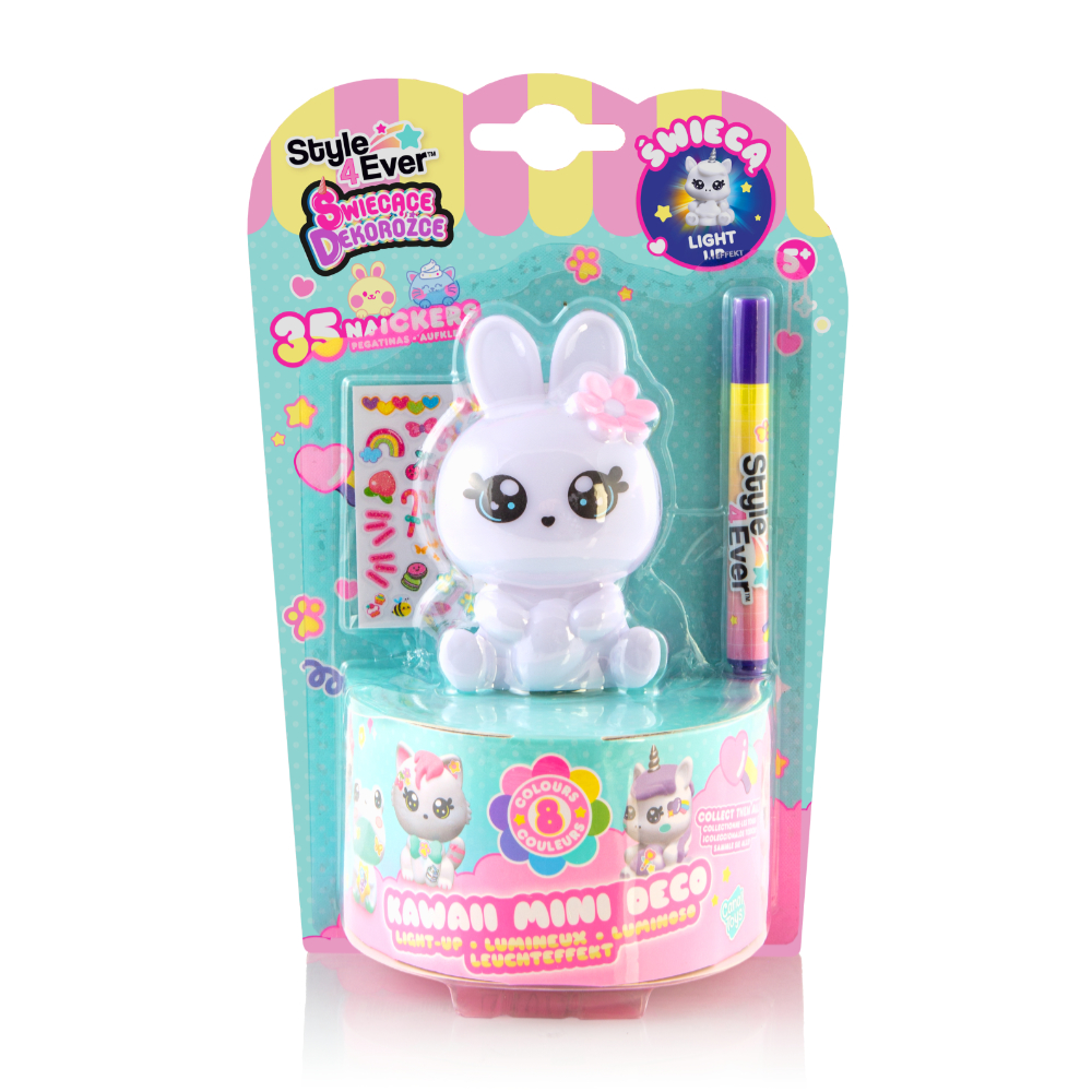 swiecace dekorozce zwierzaczki diy opakowanie (kroliczek 2) ep60040