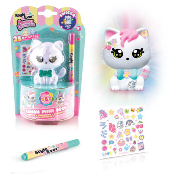 swiecace dekorozce zwierzaczki diy zestaw (kotek) EP60040