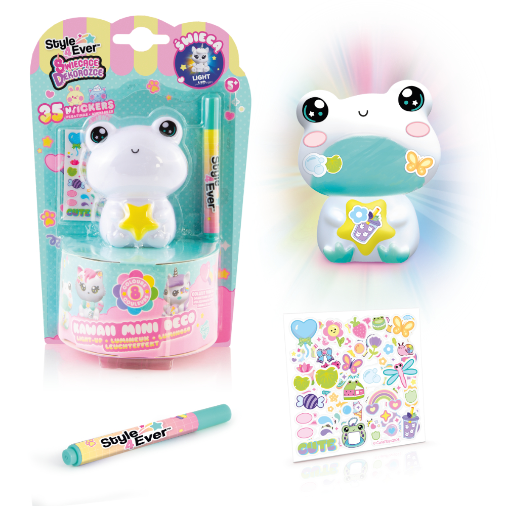 swiecace dekorozce zwierzaczki diy zestaw (zabka) ep60040 