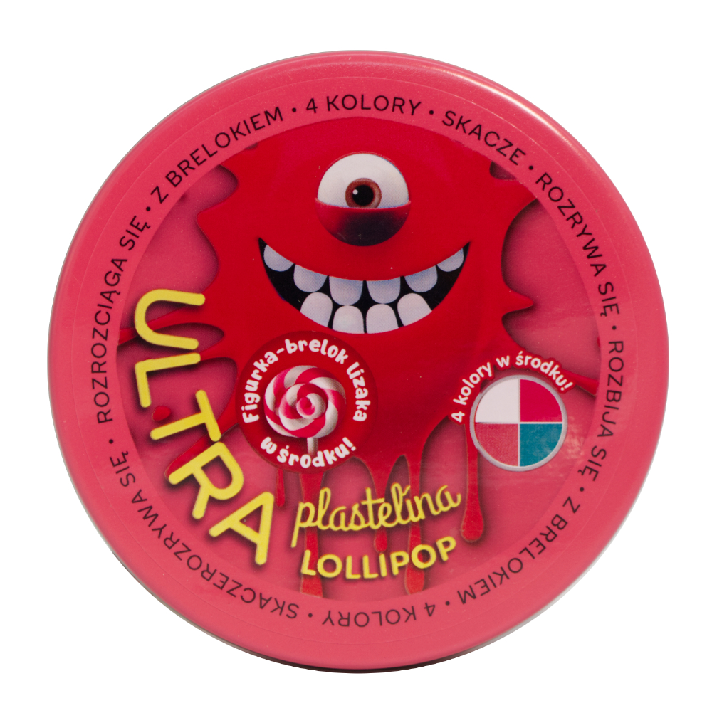 ultraplastelina lollipop opakowanie rozowy ep60630