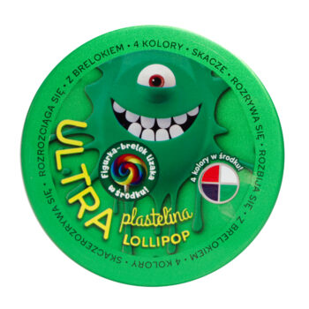 ultraplastelina lollipop opakowanie zielony ep60630